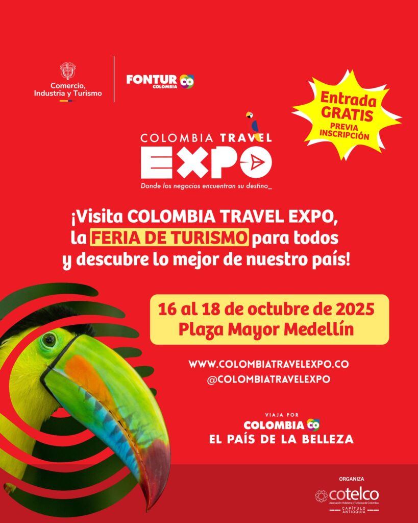 Llega a Medellín la feria de turismo para todos Colombia Travel Expo