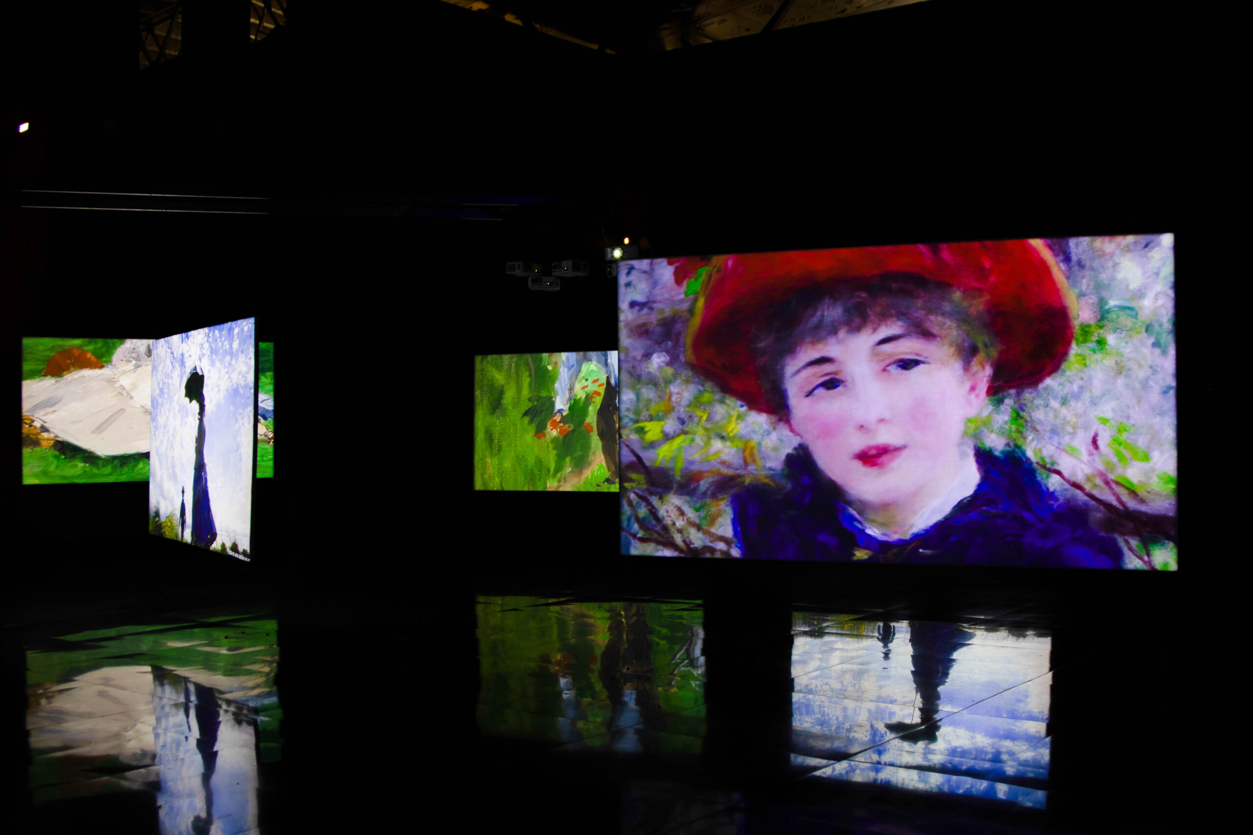Las obras de Monet, Rembrandt y Degas cobran vida con Lienzos Vivos, experiencia audiovisual que crea Los Molinos para Medellín